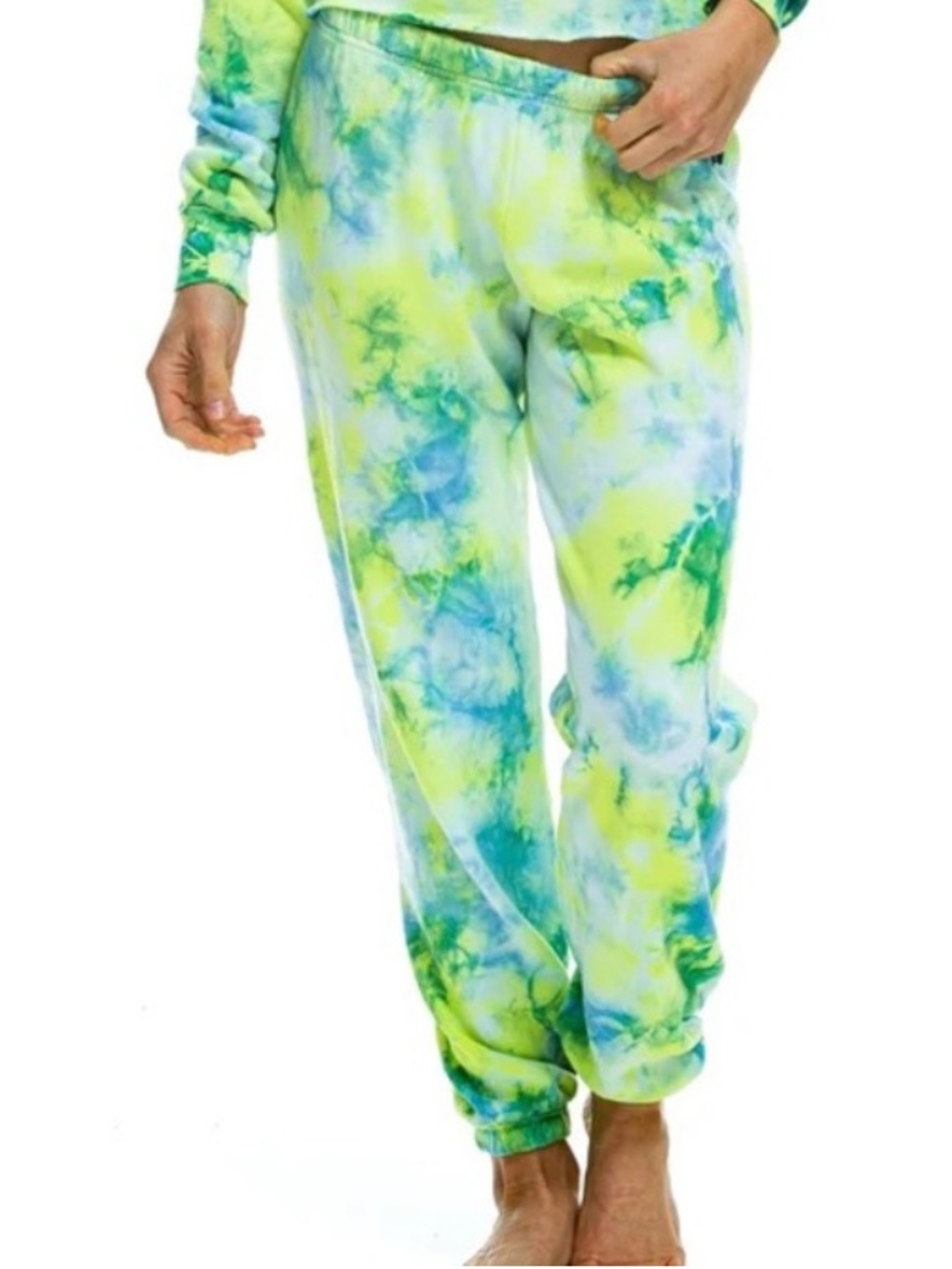 Aviator Nation tie dye joggers